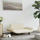 Vidaxl hondenmand 70x45x28 cm kunstleer crèmekleurig
