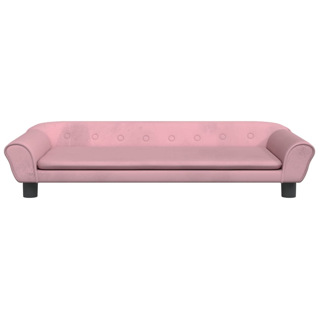 VidaXL Hondenmand 100x50x21 cm fluweel roze