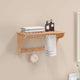 Vidaxl Towel rack 60x30x35 cm Solid walnut wood