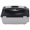 Vidaxl Travel Basket 61x40x38 cm polipropene grigio e nero