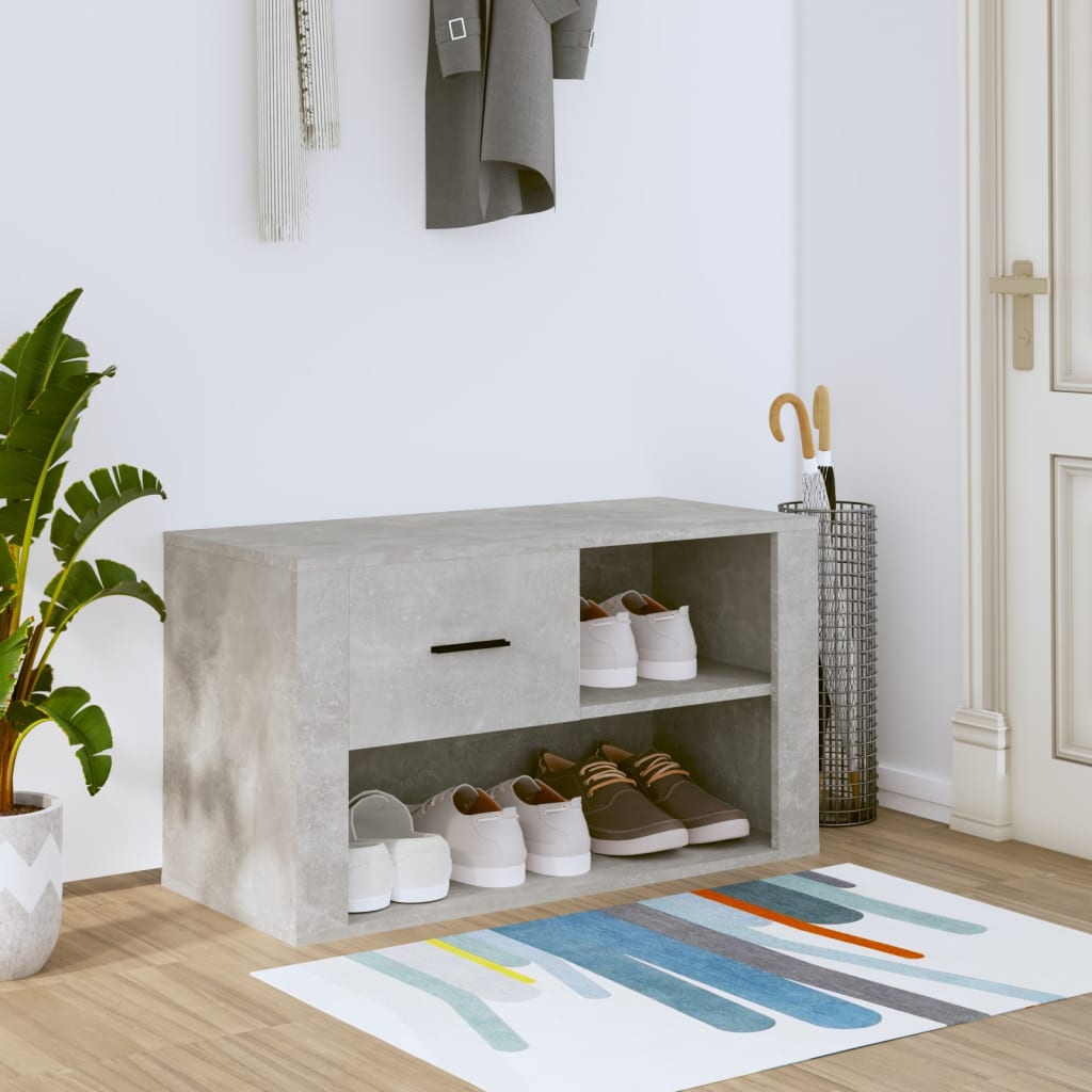 Vidaxl Cabinet da scarpe 80x35x45 cm Prezzo in legno modificato
