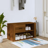 Vidaxl Cabinet da scarpe 80x35x45 cm Colore in rovere marrone in legno