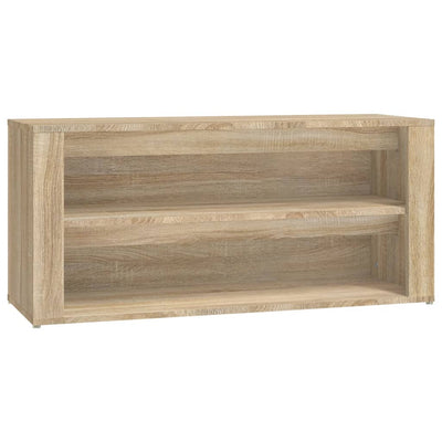 VIDAXL Schermo scarpa 100x35x45 cm Colore in rovere di legno trasformato in legno