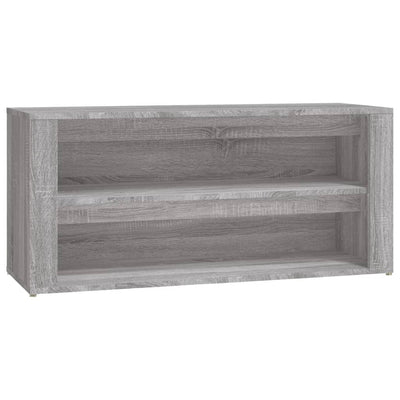 Vidaxl scarpiera da scarpone 100x35x45 cm taglio grigio grigio colore quercia di quercia