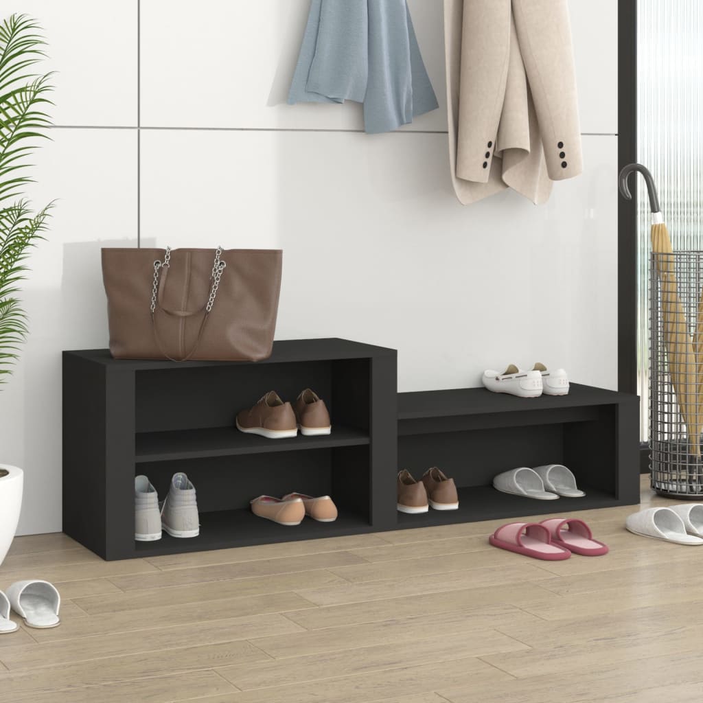 Vidaxl Cabinet da scarpe 150x35x45 cm in legno proprietà