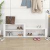 Vidaxl schoenenkast 150x35x45 cm bewerkt hout hoogglans wit