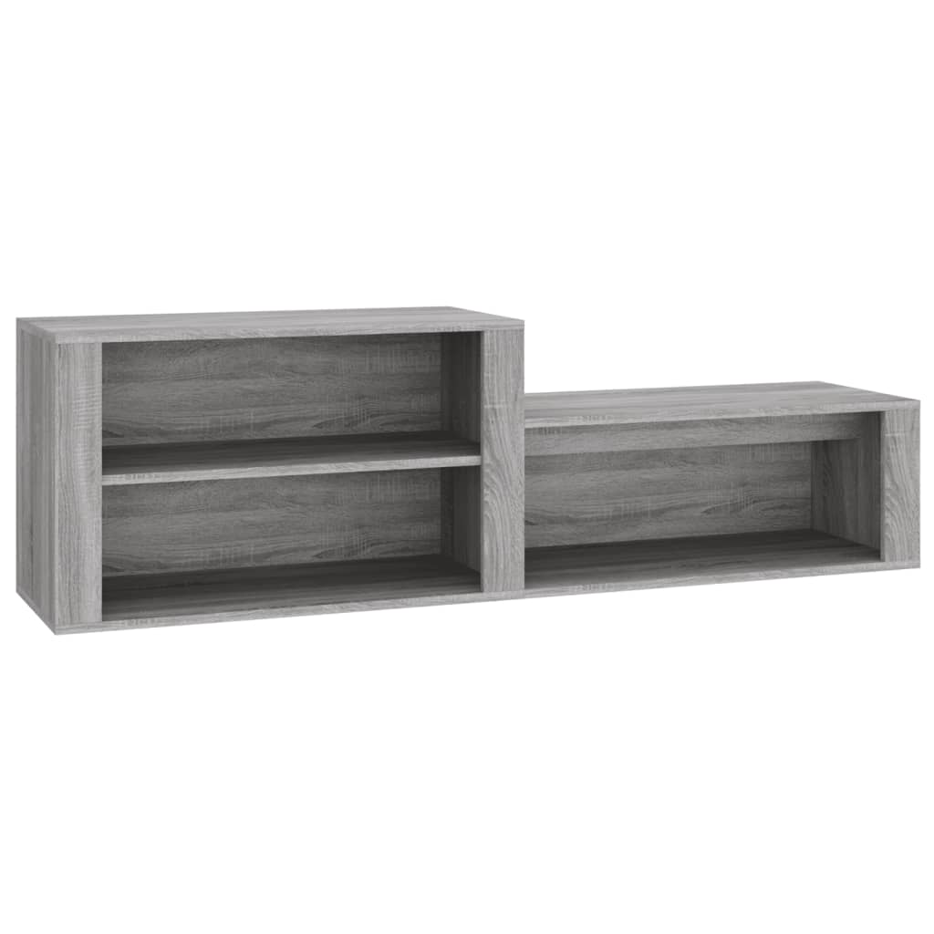 Vidaxl Cabinet da scarpe 150x35x45 cm Properpata Sonoma grigio