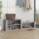 Vidaxl Cabinet da scarpe 150x35x45 cm Properpata Sonoma grigio