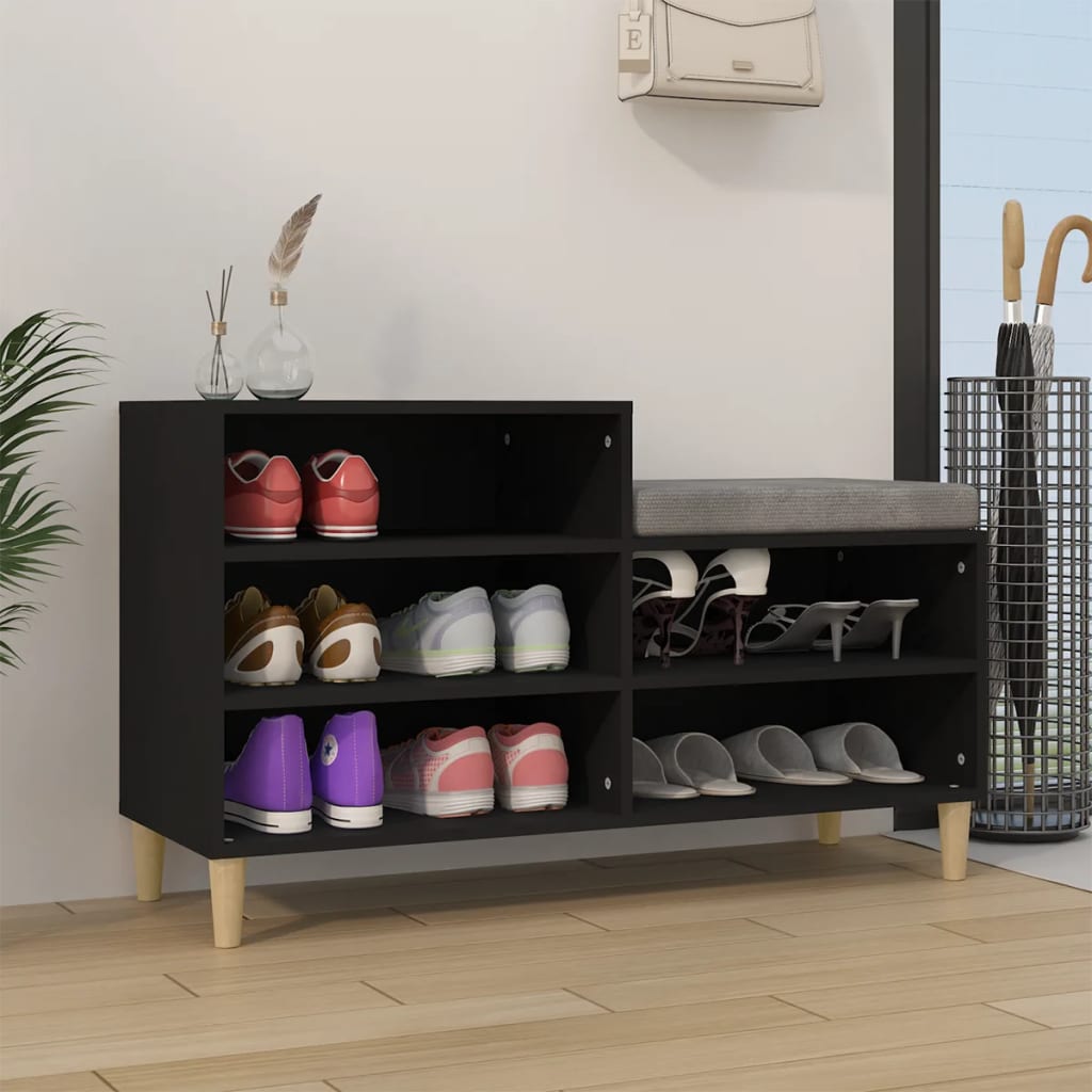 Vidaxl Cabinet da scarpe 102x36x60 cm in legno proprietà
