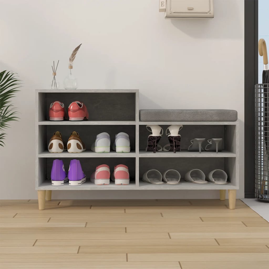 Vidaxl Cabinet da scarpe 102x36x60 cm Prezzo in legno trasformato