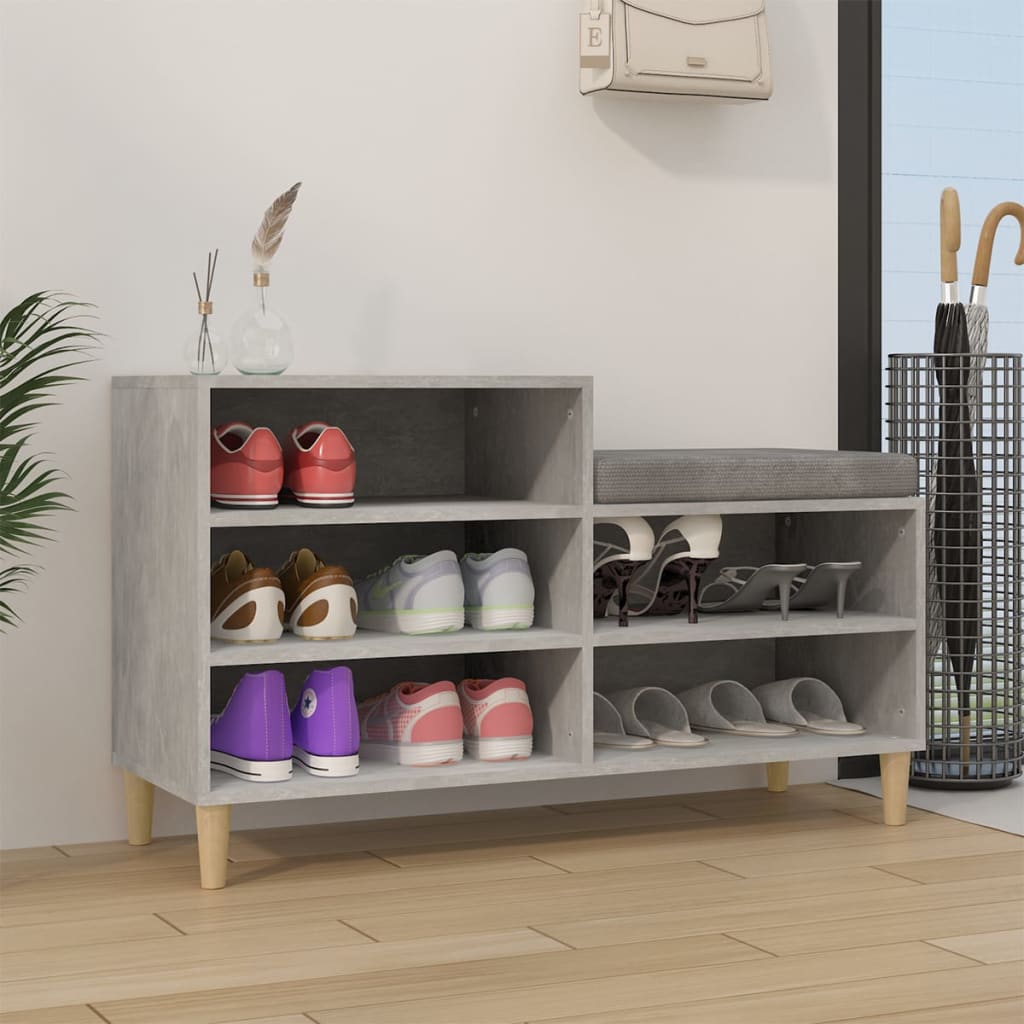 Vidaxl Cabinet da scarpe 102x36x60 cm Prezzo in legno trasformato