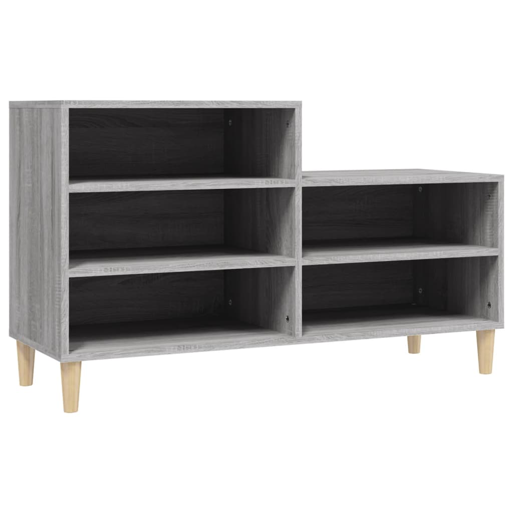 Vidaxl Cabinet da scarpe 102x36x60 cm Properpata Sonoma Grey