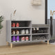 Vidaxl Cabinet da scarpe 102x36x60 cm Properpata Sonoma Grey