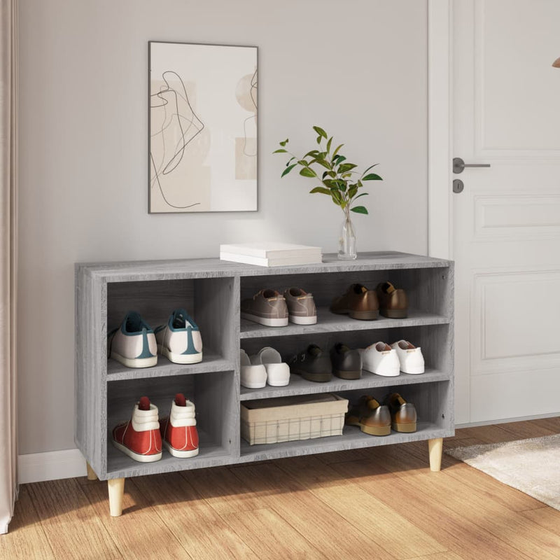 Vidaxl Cabinet da scarpe 102x36x60 cm Properpata Sonoma Grey