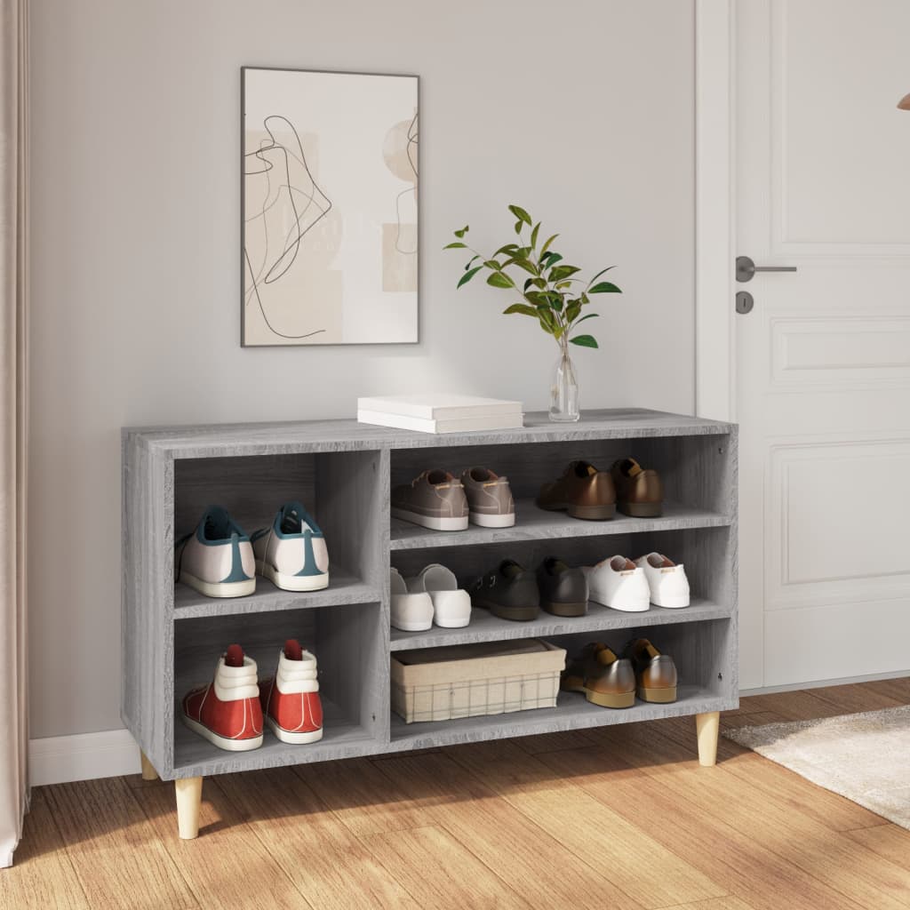 Vidaxl Cabinet da scarpe 102x36x60 cm Properpata Sonoma Grey