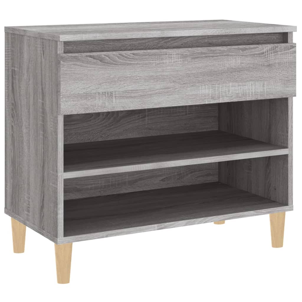 Vidaxl Cabinet da scarpe 70x36x60 cm Properpata Sonoma Grey