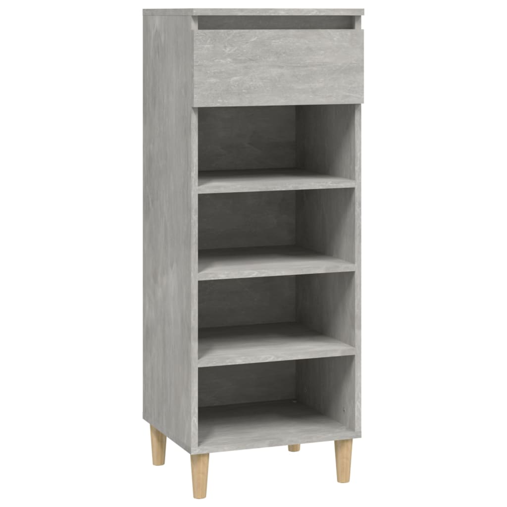 Gabinete de zapatos Vidaxl 40x36x105 cm Precio de concreto de madera editada