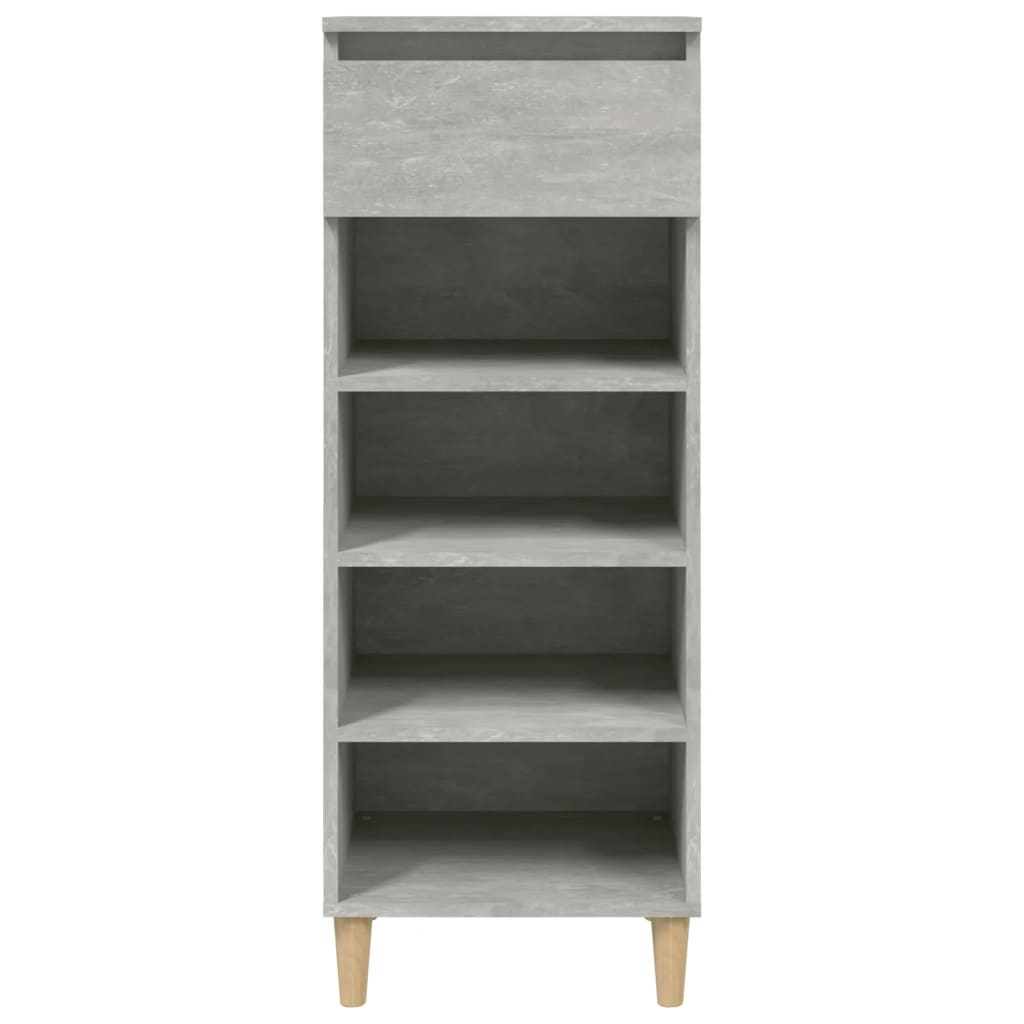 Gabinete de zapatos Vidaxl 40x36x105 cm Precio de concreto de madera editada