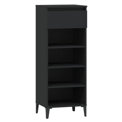 Porta di scarpe Vidaxl 40x36x105 cm in legno elaborato