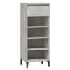 Gabinete de zapatos Vidaxl 40x36x105 cm Precio de concreto de madera editada
