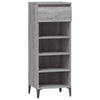 Vidaxl schoenenrek 40x36x105 cm bewerkt hout grijs sonoma eikenkleurig