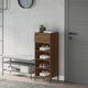 Vidaxl Shoe Rack 40x36x105 CM Color de roble de madera procesada