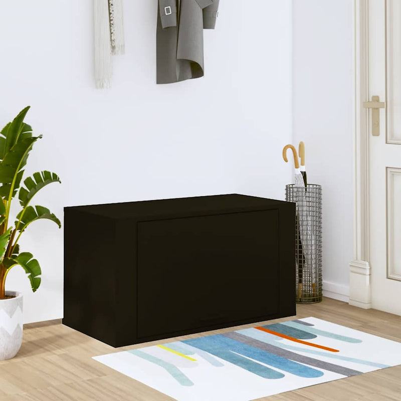 Armadio da scarpe a parete Vidaxl 70x35x38 cm in legno proprietà