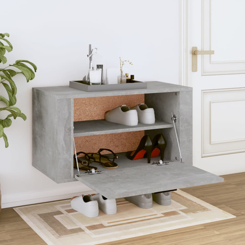 Vidaxl Wall Shoe Cabinet 70x35x38 cm Prezzo in legno elaborato