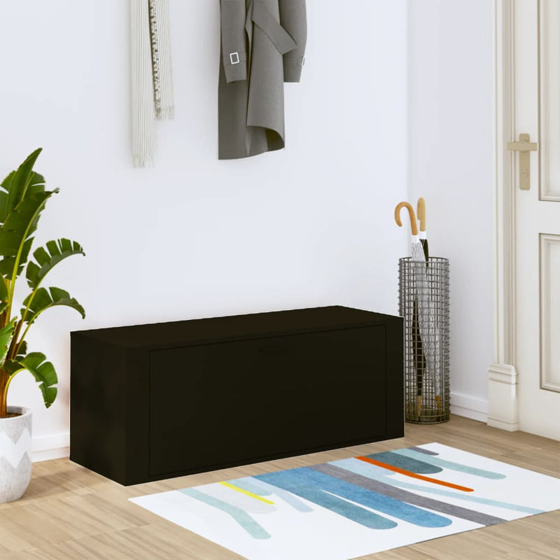 Armadio da scarpe a parete Vidaxl 100x35x38 cm in legno proprietà