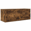 Vidaxl Cabinet da scarpe Wall -Mounted 100x35x38 cm quercia in legno trasformato
