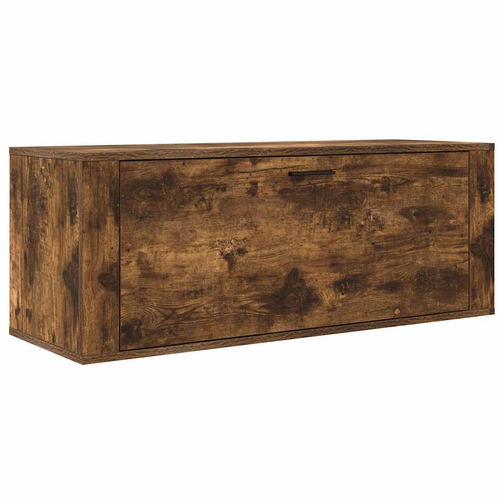 Vidaxl Shoe Gabinet Wall -Roble de madera procesado de 100x35x38 cm