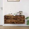 Vidaxl Cabinet da scarpe Wall -Mounted 100x35x38 cm quercia in legno trasformato
