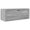 Armadio da scarpe a parete Vidaxl 100x35x38 cm Properpata Sonoma grigio