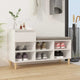 Vidaxx zapatero 102x36x60 cm madera contrachapada blanco