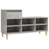 Scarpiera Vidaxx 102x36x60 cm in derivati del legno cemento grigio