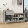 Scarpiera Vidaxx 102x36x60 cm in derivati del legno cemento grigio
