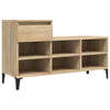 VidaXL zapatero 102x36x60 cm madera contrachapada roble sonoma