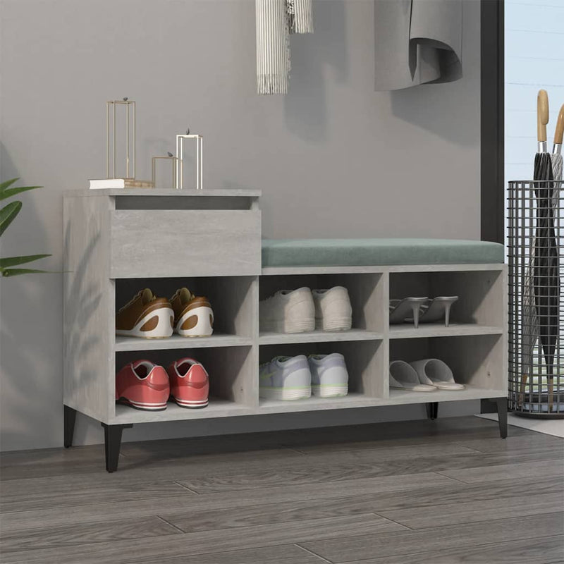 Vidaxl Cabinet da scarpe 102x36x60 cm Prezzo in legno trasformato