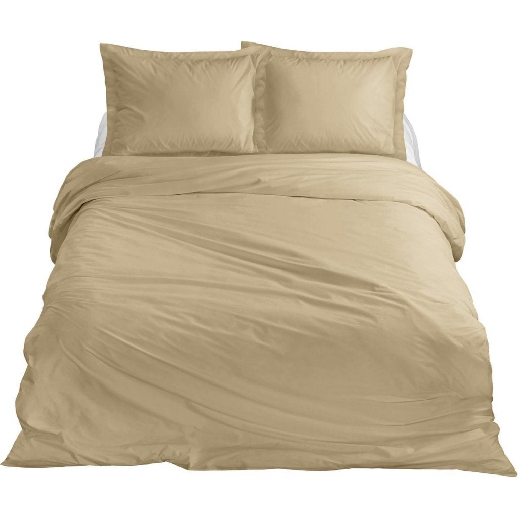 Diez Cate de algodón Satin Singin Divet Cubierta 140x200 220 cm de oro