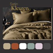 Diez Cate de algodón Satin Singin Divet Cubierta 140x200 220 cm de oro - afbeelding 2