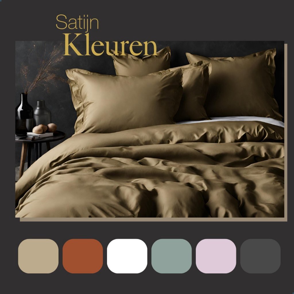 Dieci Coperchio di piumino LITS-JUMEAUX in raso di cotone Cate 240x200 220 cm oro