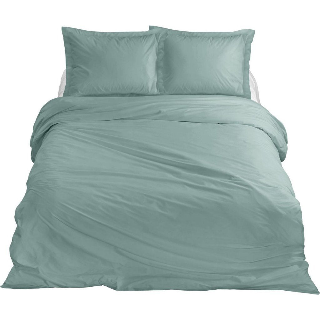 Dieci coperture per piumini LITS-Jumeaux in raso di cotone Cate 240x200 220 cm Mint