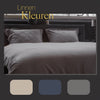 Diez Cate Cate Premium Linen Single Duvet Cover 140x200 220 cm Cloudy Gray