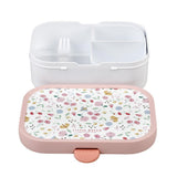 Mepal Campus Lunchbox Flowers and Butterflies Pink White - afbeelding 3