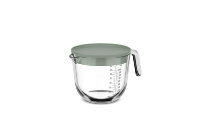 Copa de medición de vidrio 1L con tapa Nordic Sage