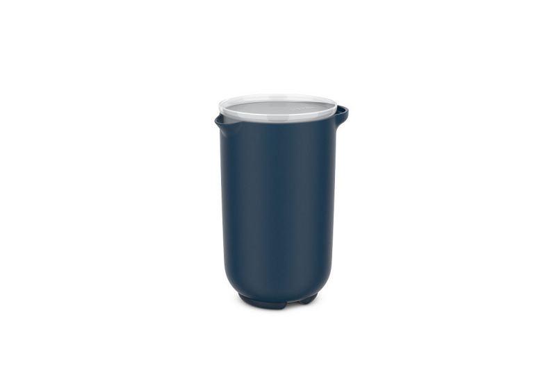 Mescola la tazza 1L con coperchio blu scuro