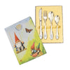 Cubiertos para niños - 4 piezas - gnomo - rien