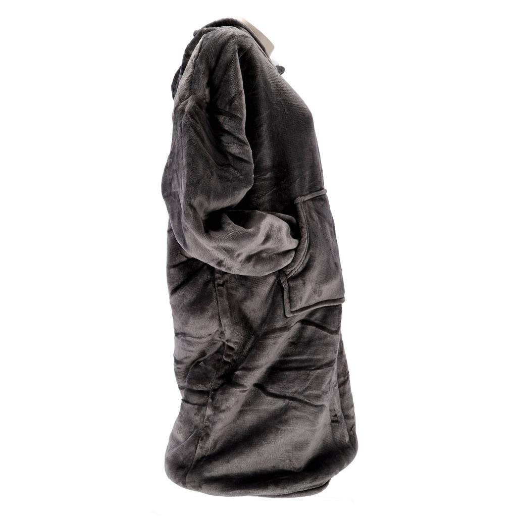 Altri marchi con cappuccio Sherry plaid Sherry 70x110 cm Grigio carbone
