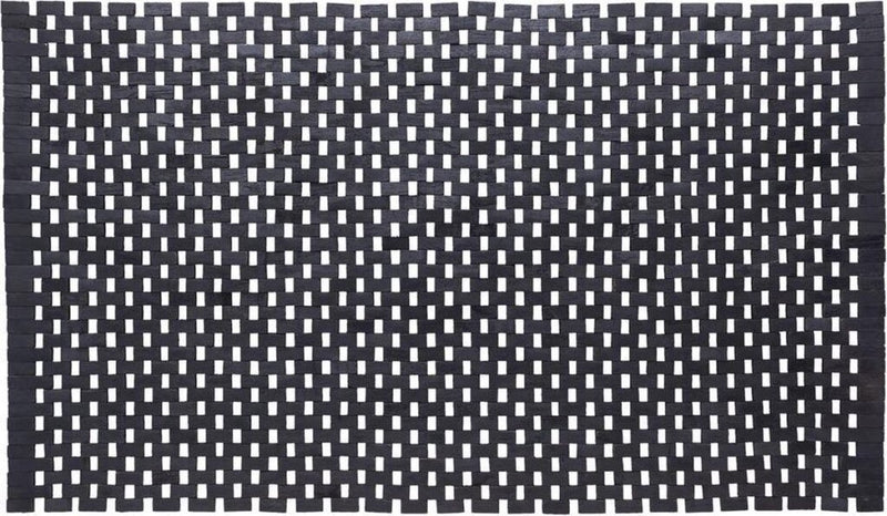 SEALskinkkinkkin woodblock bathmat 52x90 cm teak nero