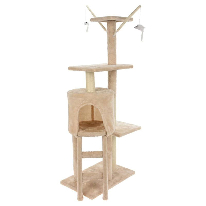 Pets Collection Pets Collection Muebles de gato 45x30x110 cm beige